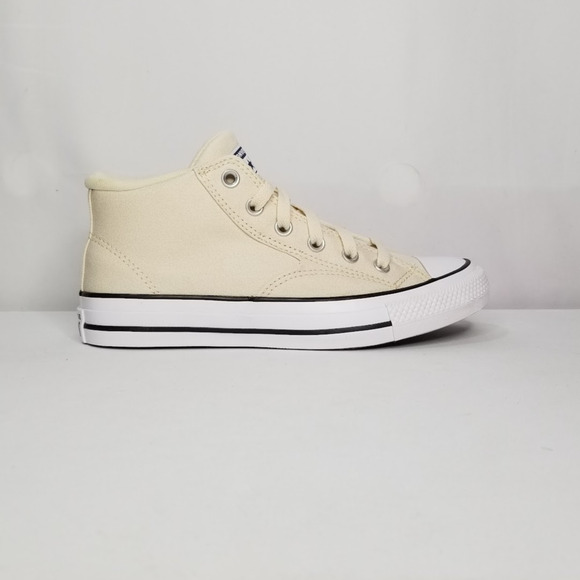 Converse Unisex CTAS Malden Street Mid Sneakers Women Size 8 Ivory A09458F NWT - Picture 3 of 7
